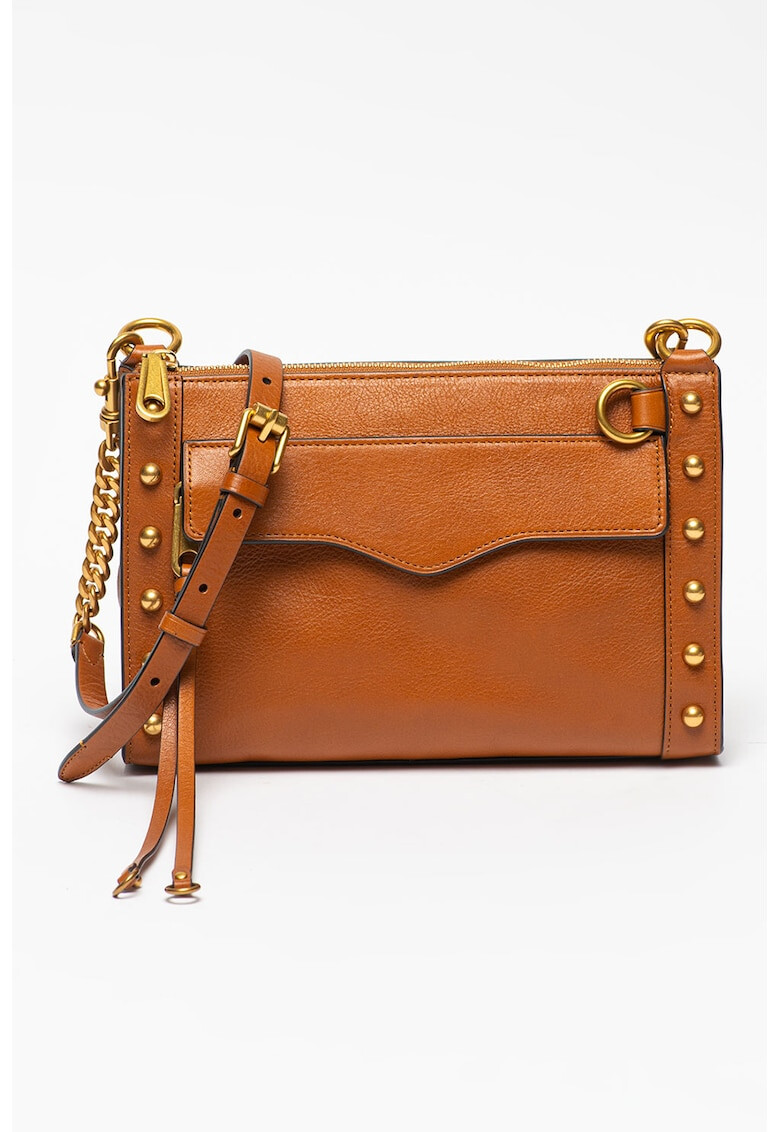 Rebecca Minkoff Кожена чанта M.A.B с капси - Pepit.bg