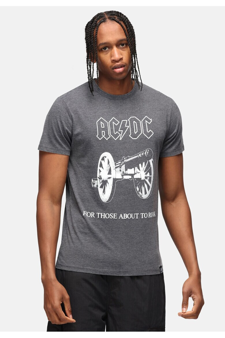 Recovered Тениска ACDC 'For Those About Rock' 7595 с принт - Pepit.bg