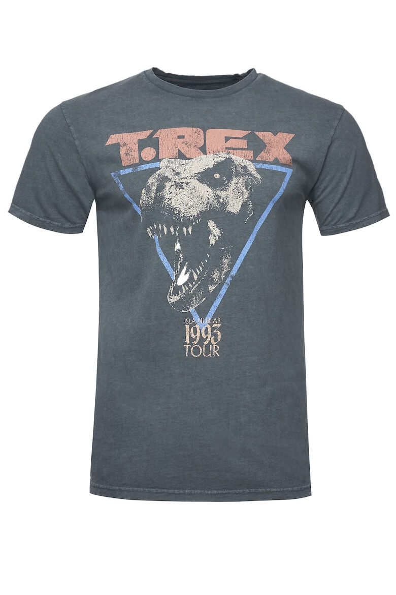 Recovered Тениска Jurassic Park T-Rex 1993 3297 с фигурална щампа и овално деколте - Pepit.bg