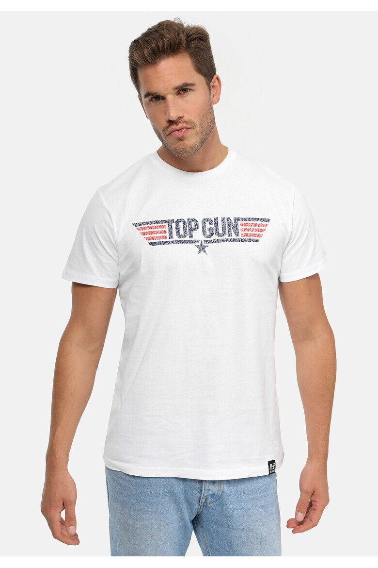 Recovered Тениска от органичен памук TOP GUN Logo 6257 - Pepit.bg