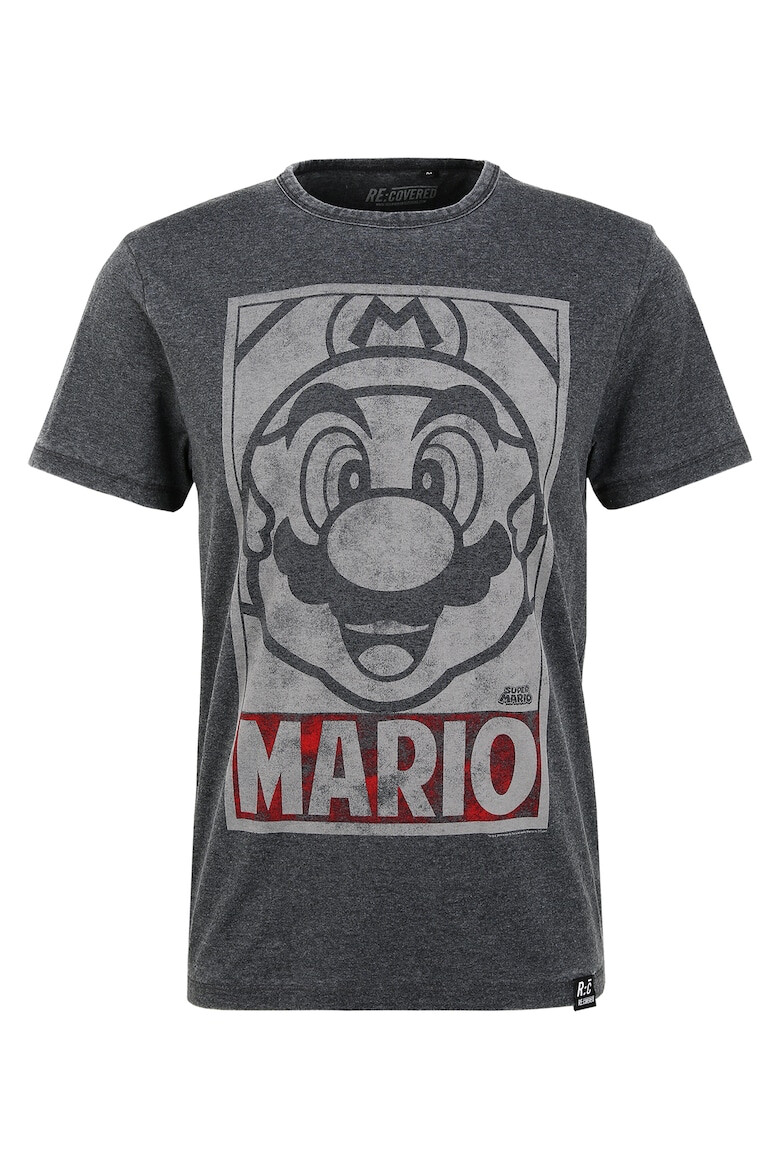 Recovered Тениска от памук Super Mario Vintage Tonal Face 7851 - Pepit.bg