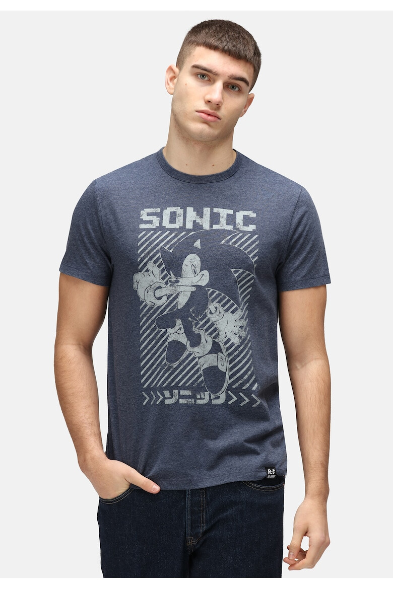 Recovered Тениска Sonic The Hedgehog Mono Japan 5471 с овално деколте - Pepit.bg