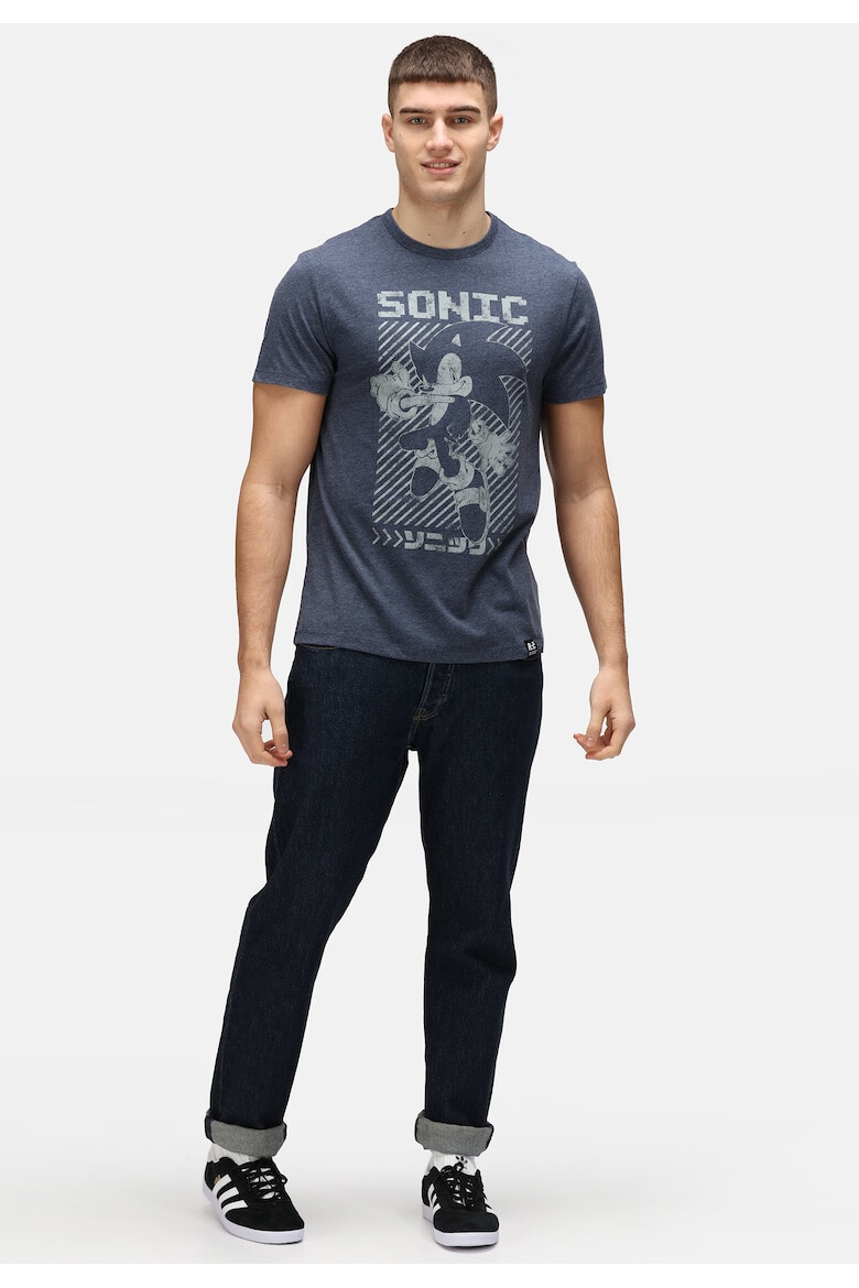 Recovered Тениска Sonic The Hedgehog Mono Japan 5471 с овално деколте - Pepit.bg