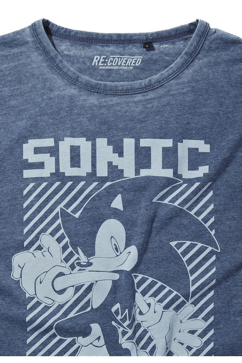 Recovered Тениска Sonic The Hedgehog Mono Japan 5471 с овално деколте - Pepit.bg