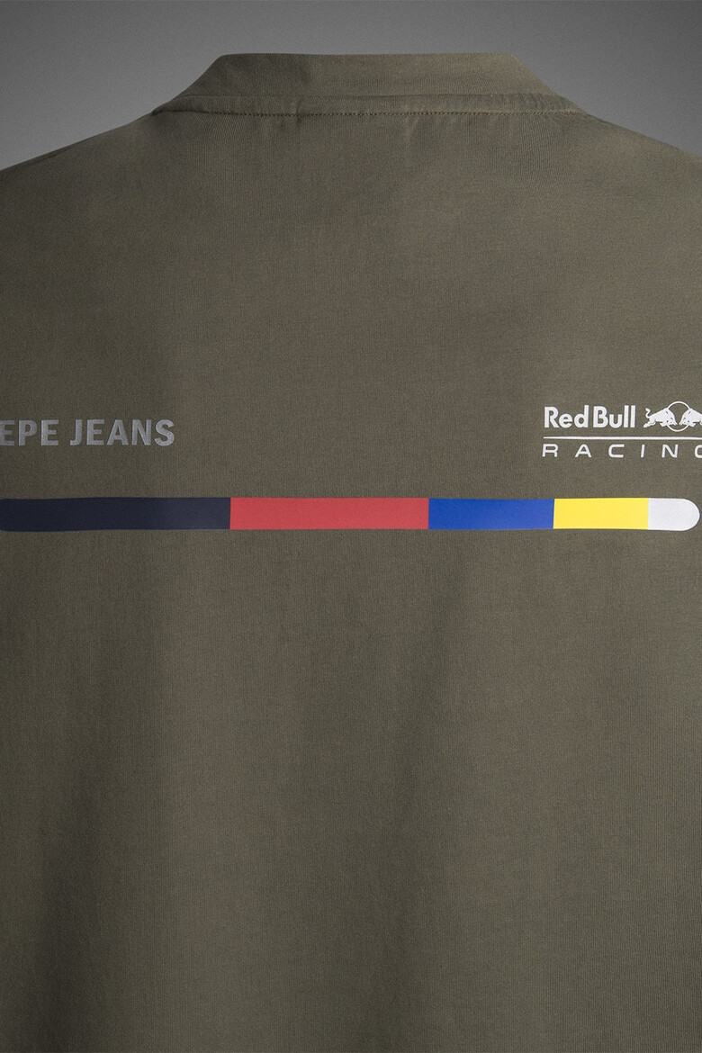 Red Bull Racing by Pepe Jeans London Red Bull Racing by Pepe Jeans Блуза с овално деколте и лого - Pepit.bg