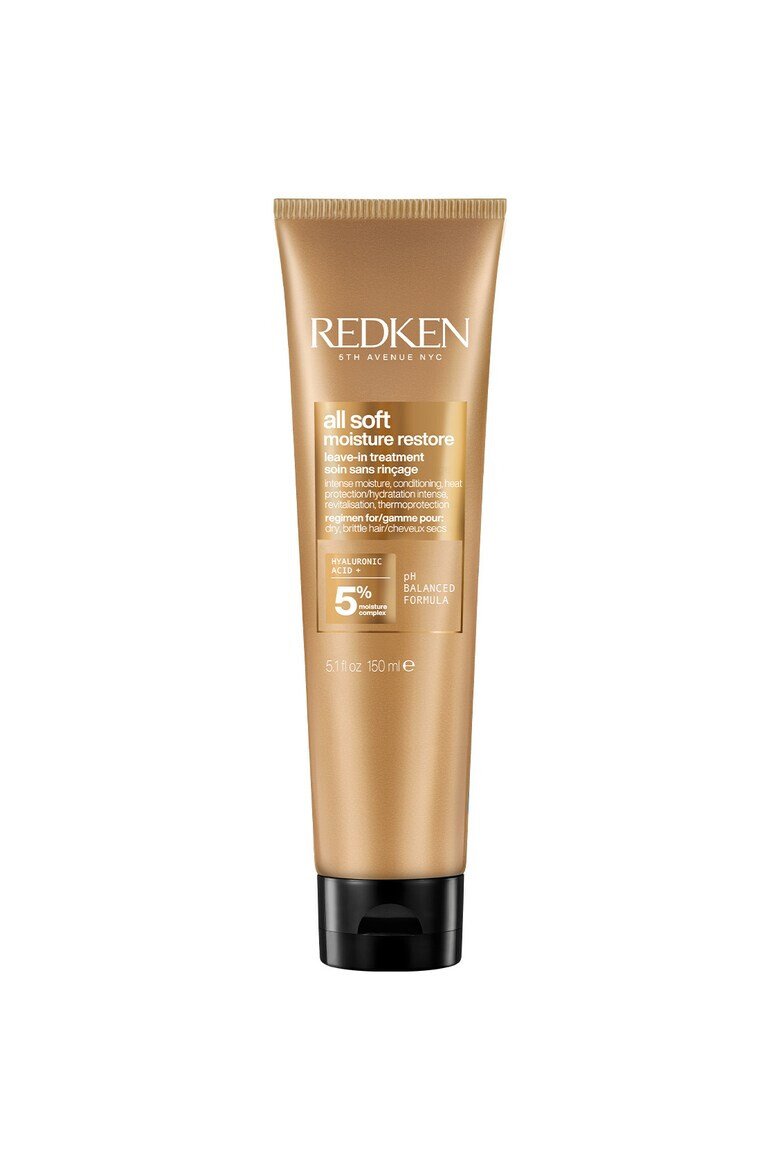 Redken Балсам All Soft Moisture Restore Без изплакване За суха коса Обогатен с арганово масло и хиалуронова киселина 150 мл - Pepit.bg