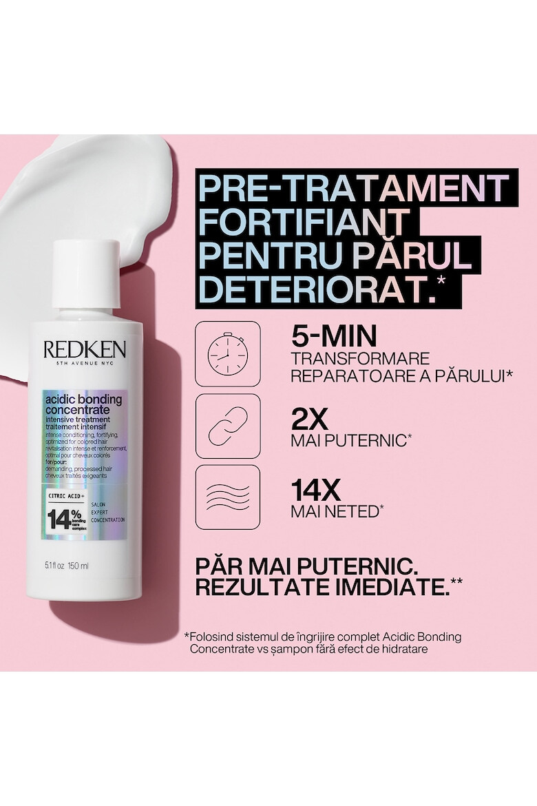 Redken Лечение за възстановяване на увредена коса Acidic Bonding Concentrate подходящо за всички типове коса 150 мл - Pepit.bg