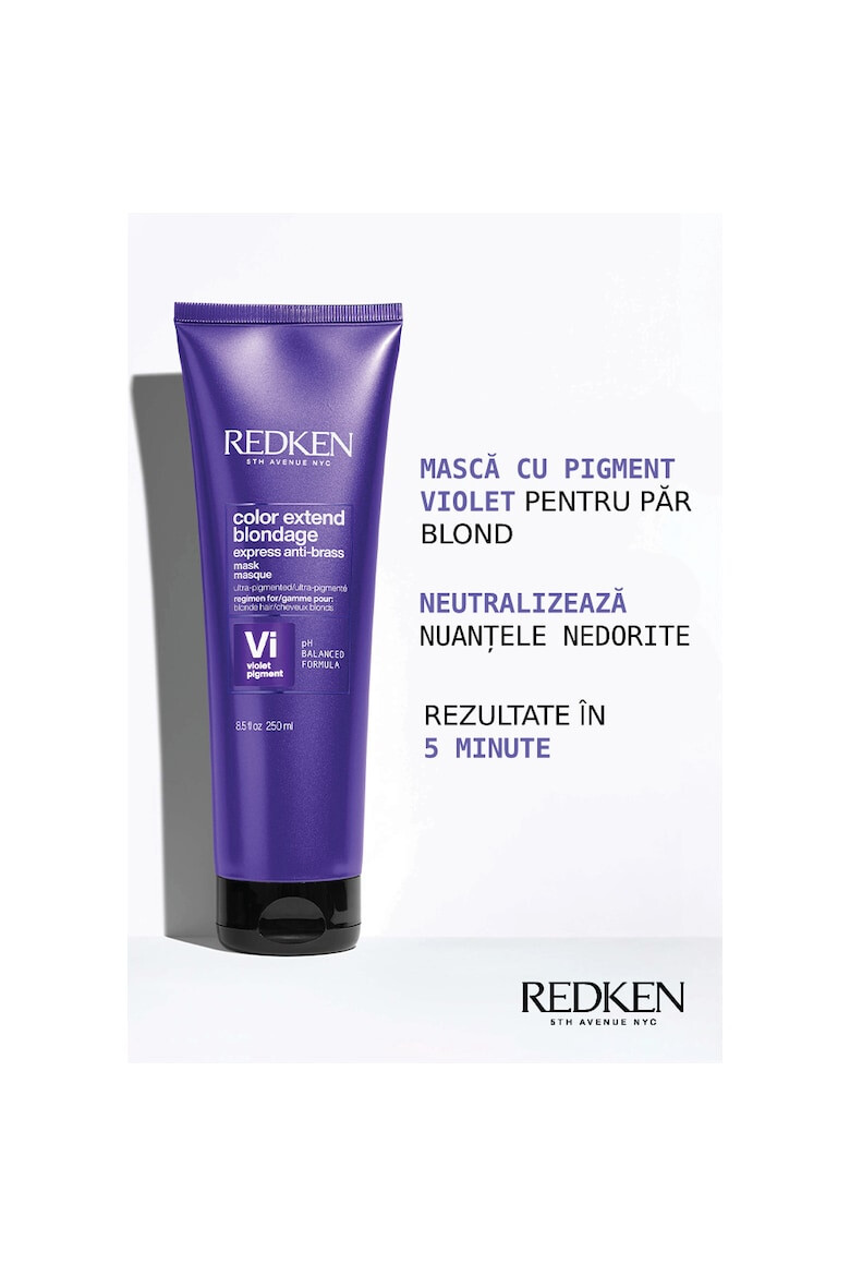 Redken Маска Color Extend Blondage С лилав пигмент Срещу нежелани отблясъци За руса коса 250 мл - Pepit.bg