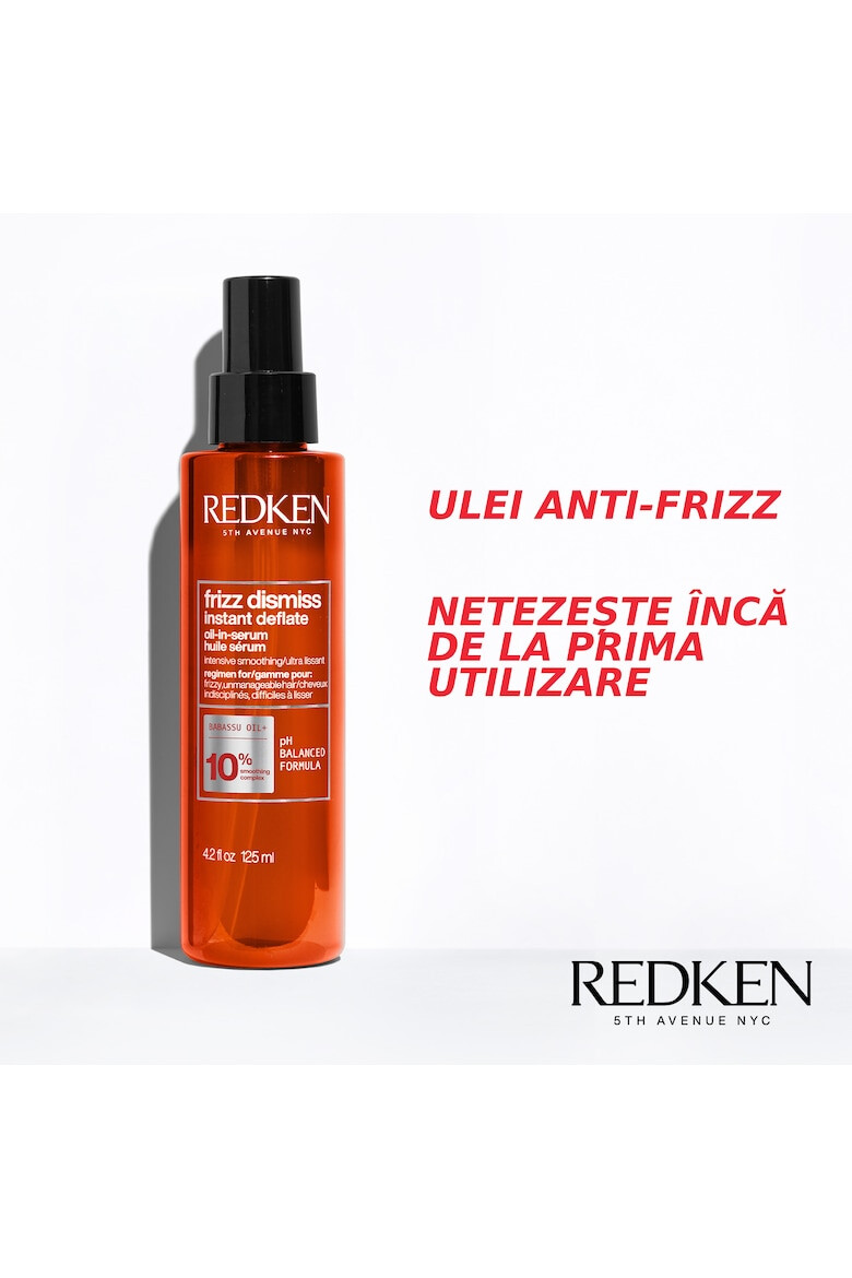 Redken Олио за коса Frizz Dismiss Instant С масло от Бабасу и изглаждащ комплекс за антистатичен ефект 125 мл - Pepit.bg