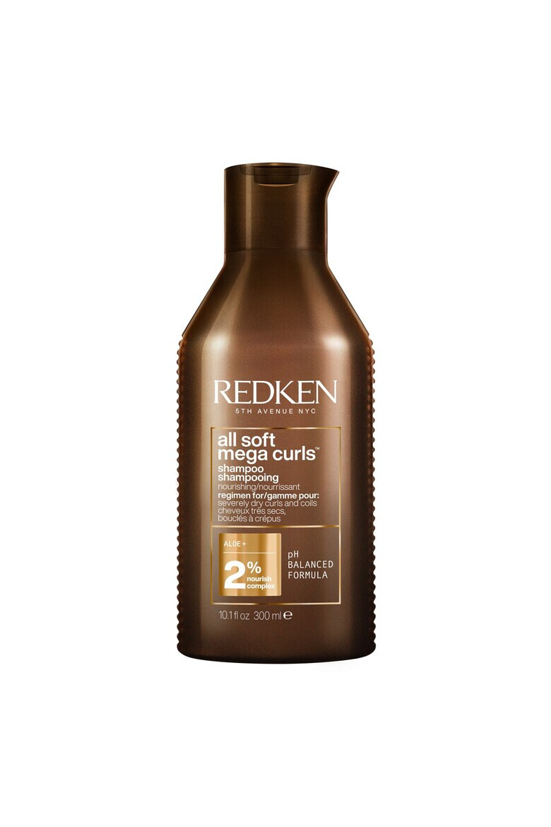 Redken Шампоан Professional All Soft Mega Curls с Алое Вера За много суха и къдрава коса 300 мл - Pepit.bg