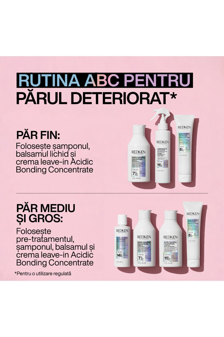 Redken Спрей с течен балсам Acidic Bonding Concentrate Професионален Интензивно ревитализиращ Укрепващ за тънка коса 190 мл - Pepit.bg