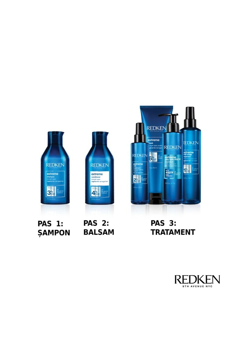 Redken Термична защита Extreme Play Safe 230 C За увредена коса Без изплакване 250 мл - Pepit.bg