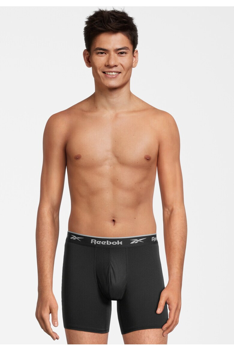 Reebok Боксерки с лого на талията - 3 чифта - Pepit.bg