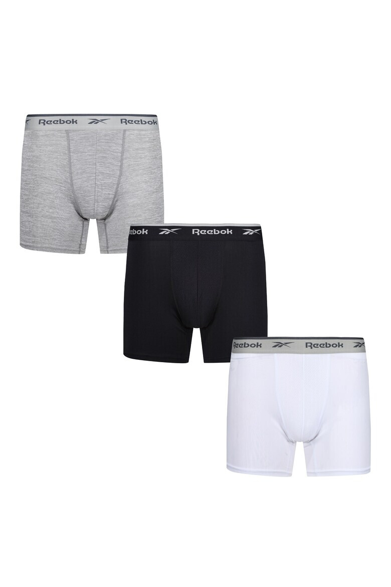 Reebok Боксерки с лого на талията - 3 чифта - Pepit.bg