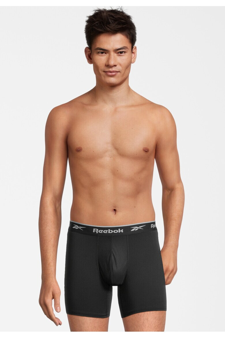 Reebok Боксерки с лого на талията - 3 чифта - Pepit.bg