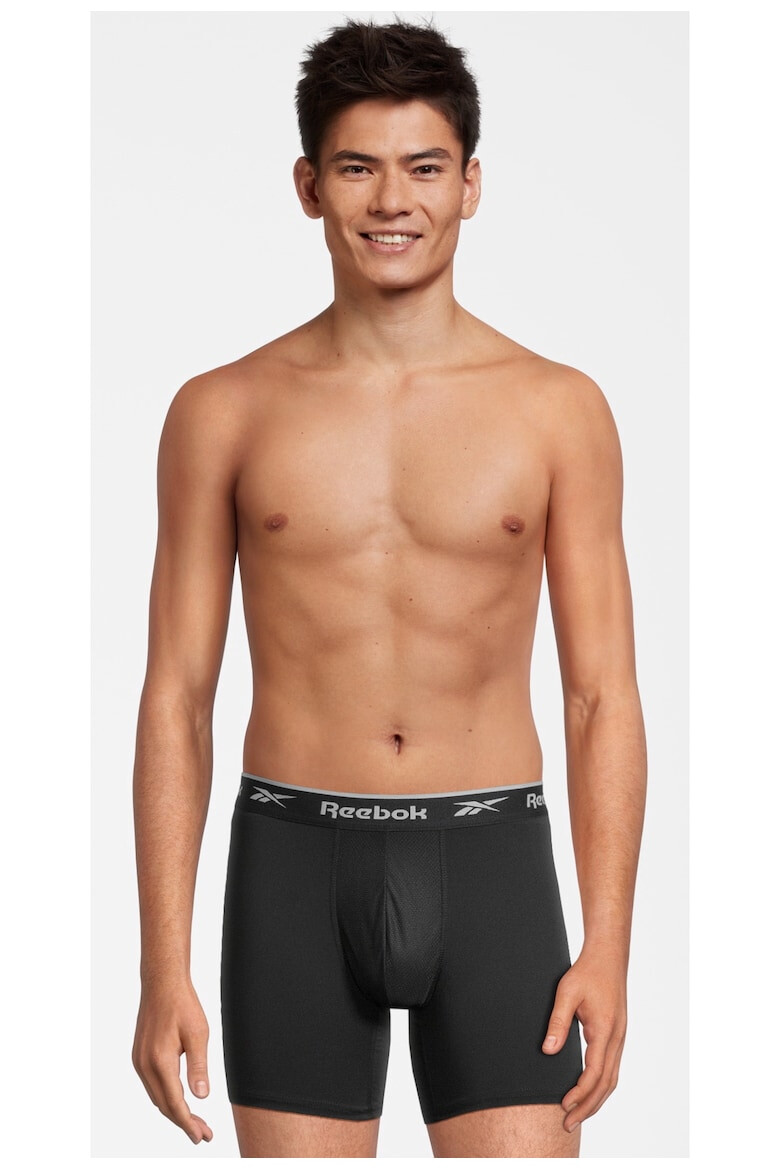 Reebok Боксерки с лого на талията - 3 чифта - Pepit.bg