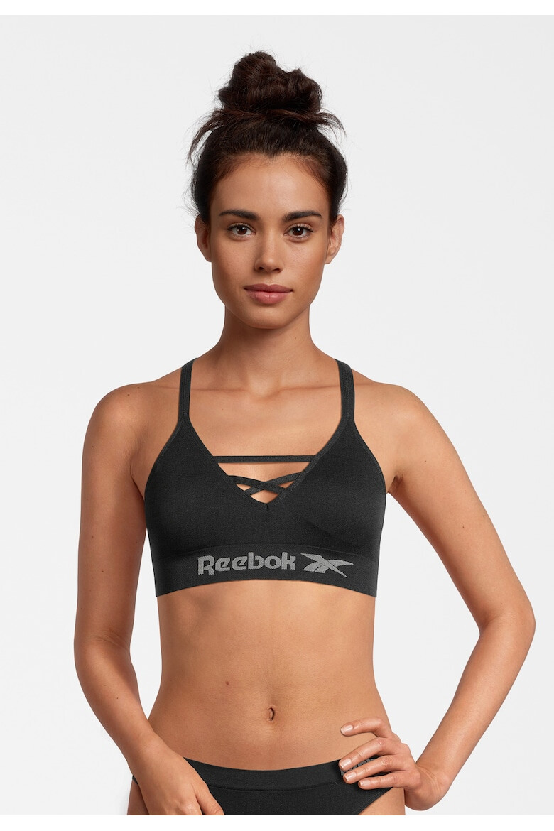 Reebok Фитнес бюстие Nahtloser 6757 с кръстосани презрамки - Pepit.bg