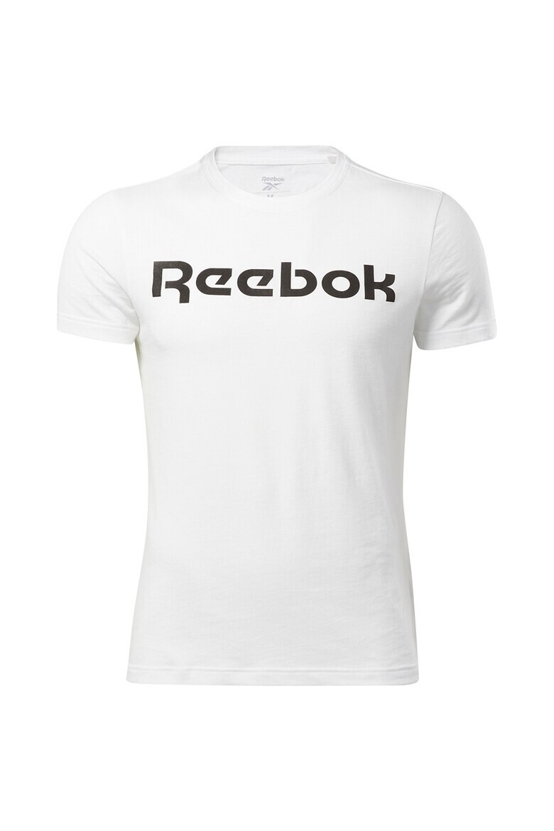 Reebok Фитнес памучна тениска Linear Read - Pepit.bg