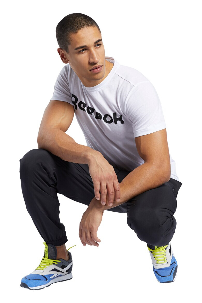 Reebok Фитнес памучна тениска Linear Read - Pepit.bg