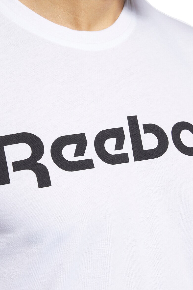 Reebok Фитнес памучна тениска Linear Read - Pepit.bg