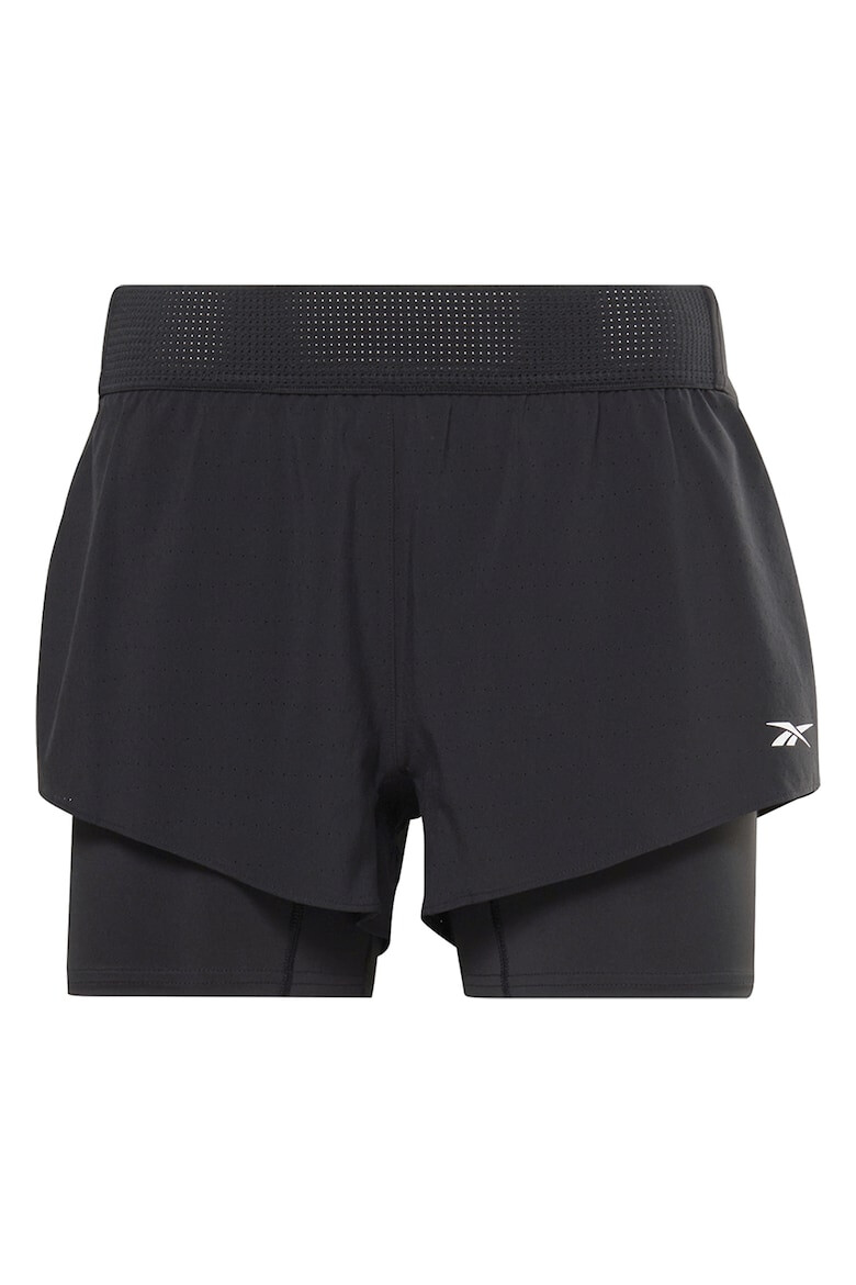 Reebok Фитнес шорти с дизайн 2в1 - Pepit.bg