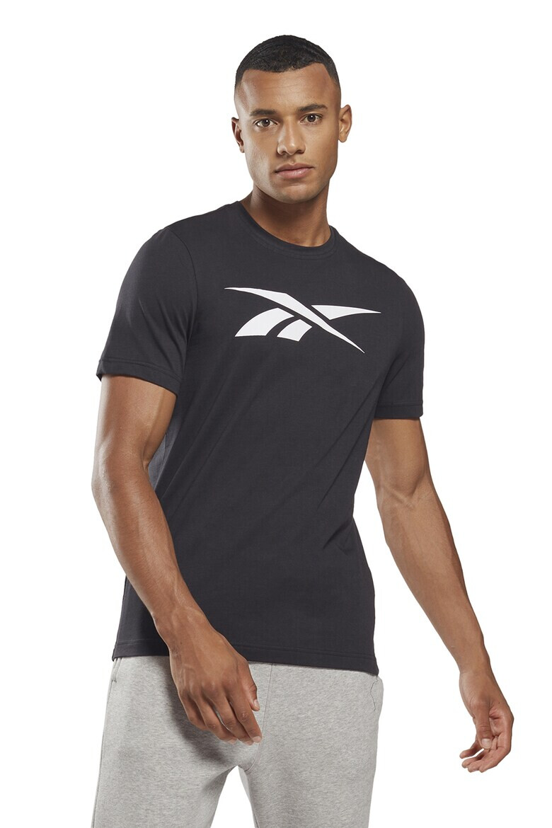 Reebok Фитнес тениска Vector с лого - Pepit.bg