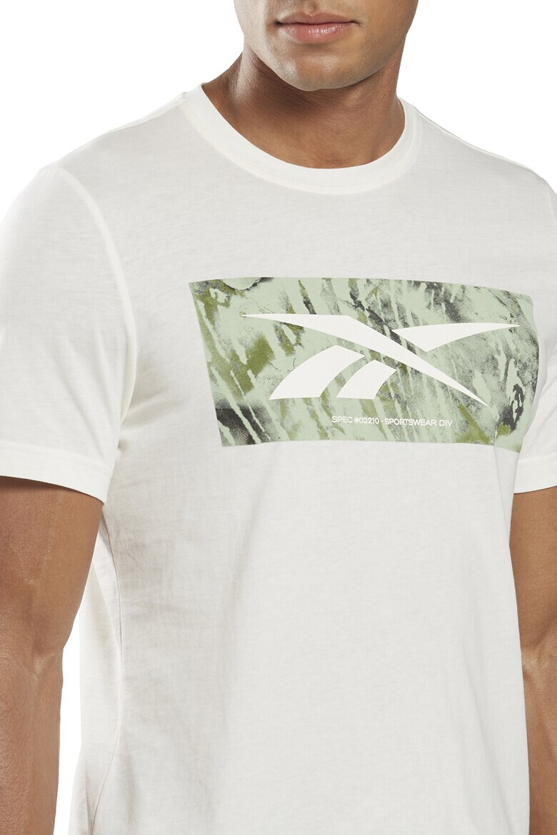 Reebok Фитнес тениска Vector с лого - Pepit.bg