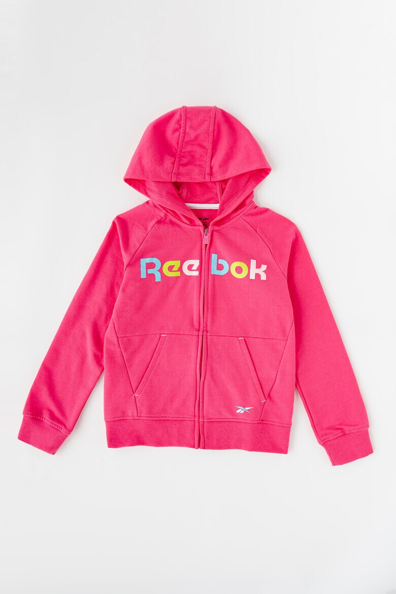 Reebok Худи с лого и ръкави реглан - Pepit.bg