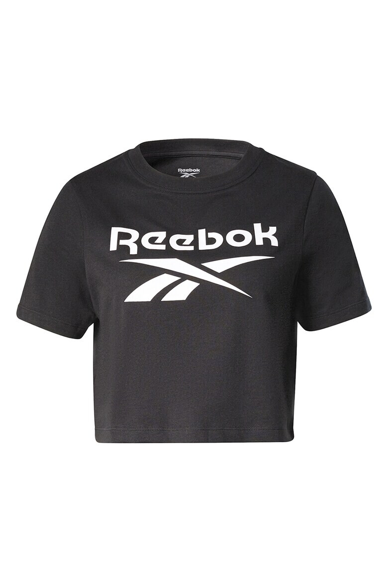 Reebok Къса фитнес тениска с лого - Pepit.bg