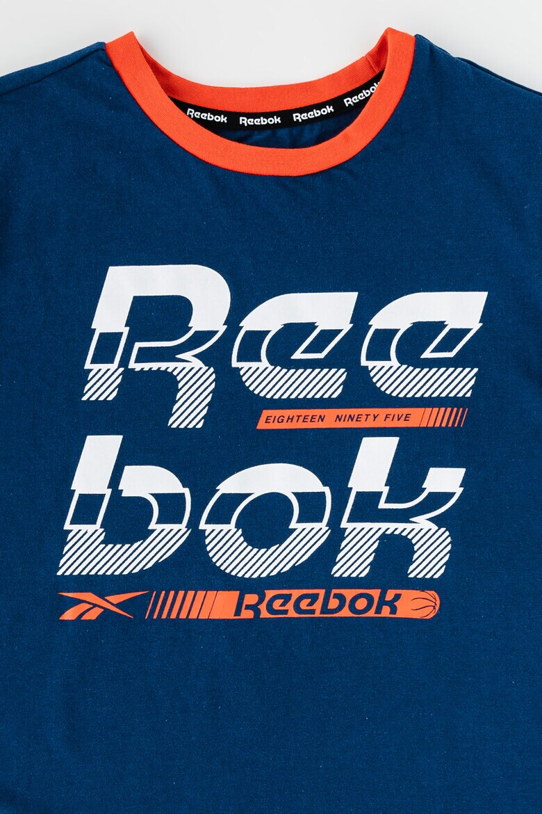 Reebok Памучна тениска Movement с лого - Pepit.bg