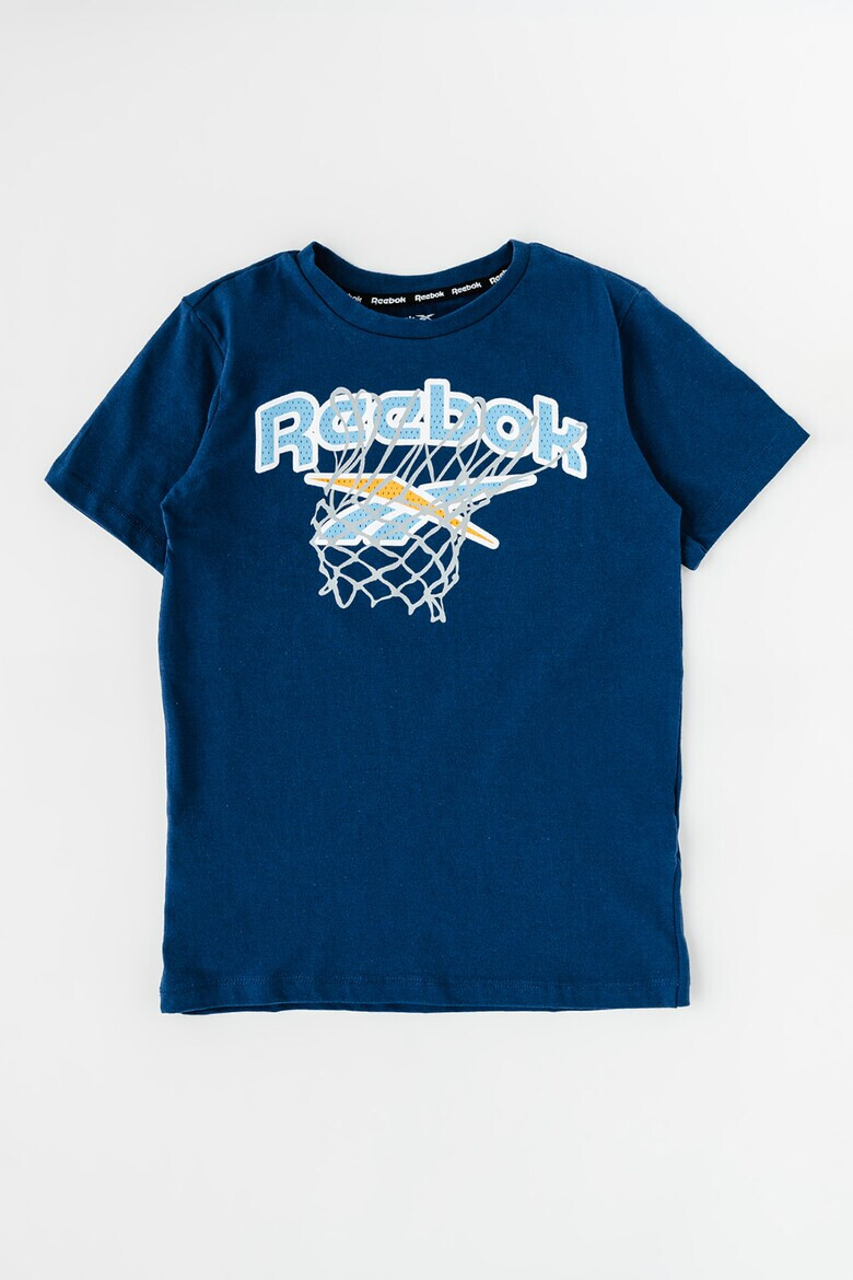 Reebok Памучна тениска с принт - Pepit.bg