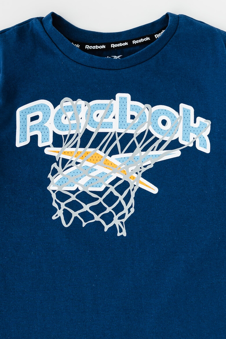 Reebok Памучна тениска с принт - Pepit.bg