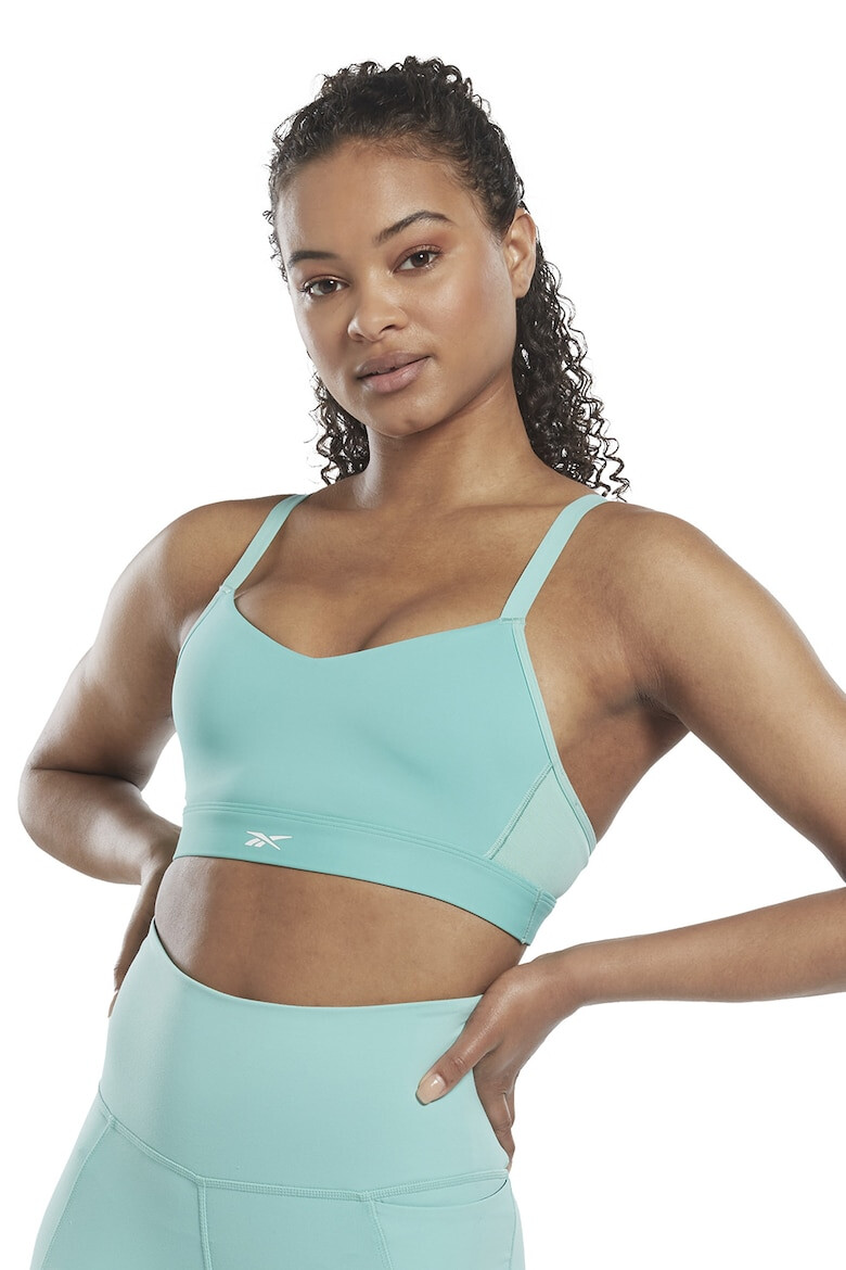 Reebok Спортно бюстие Lux Strappy с отделящи се подлънки - Pepit.bg