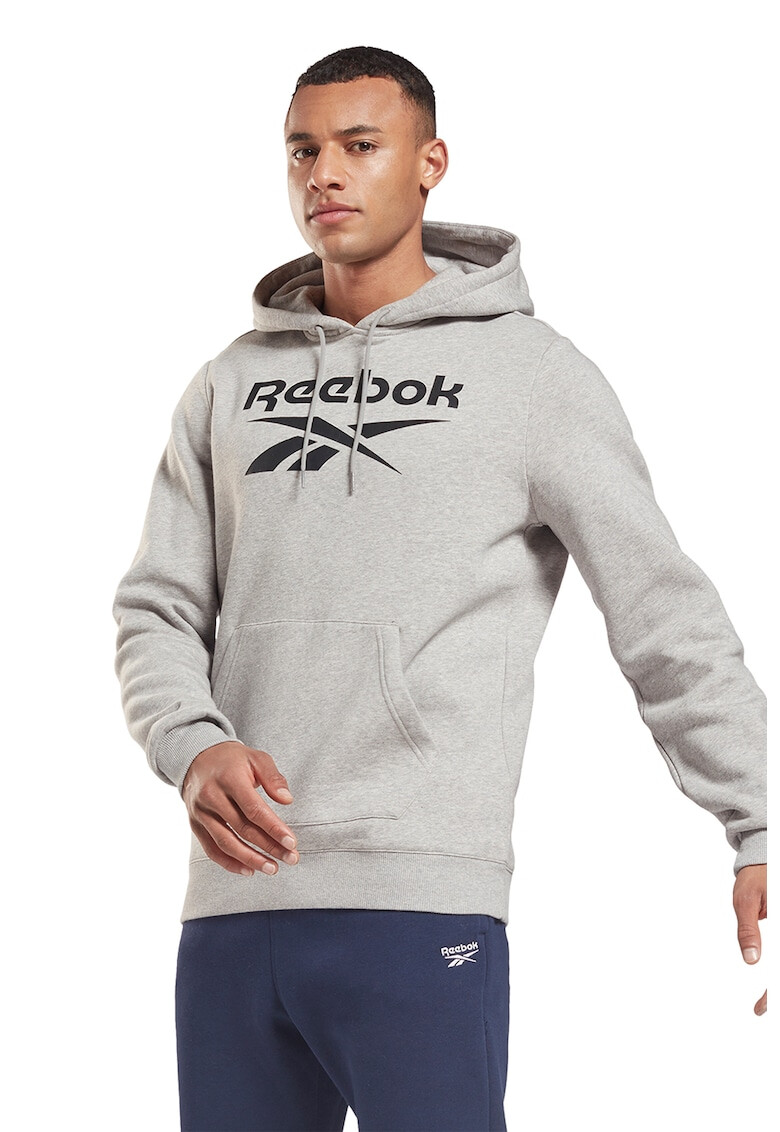 Reebok Суитшърт Identity Kangaroo с качулка - Pepit.bg