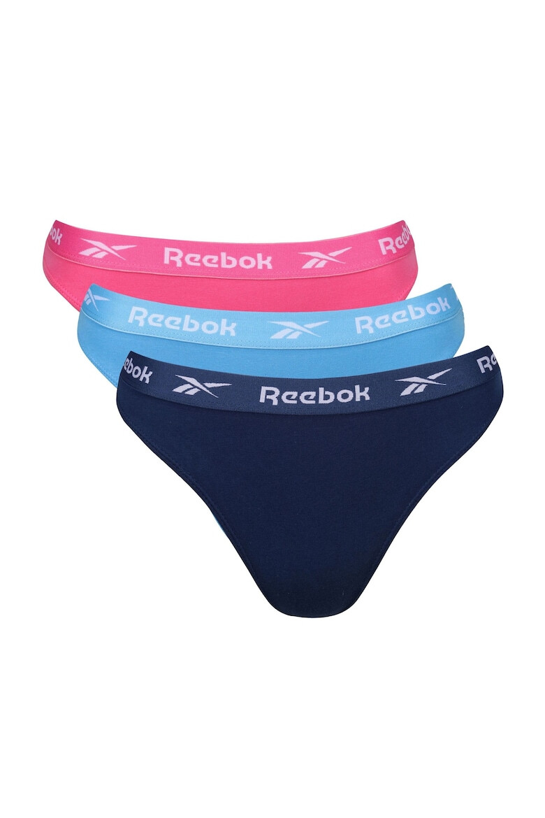 Reebok Танга с лого на талията - 3 чифта - Pepit.bg