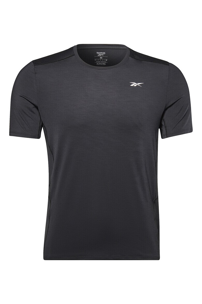 Reebok Тениска Solid Athlete за тренировка с лого - Pepit.bg