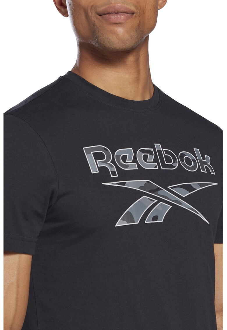 Reebok Тренировъчна тениска с лого - Pepit.bg