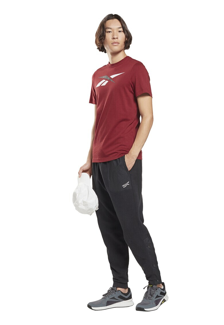 Reebok Тренировъчна тениска с лого - Pepit.bg