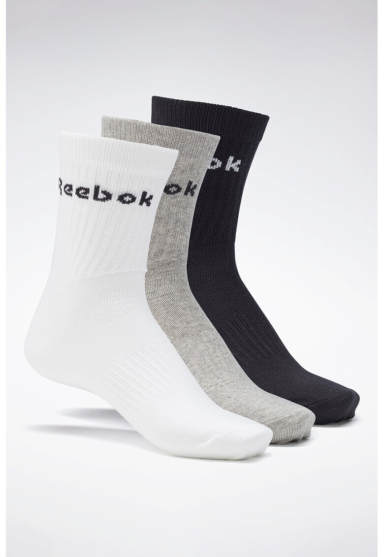 Reebok Унисекс къси фитнес чорапи Action Core - 3 чифта - Pepit.bg
