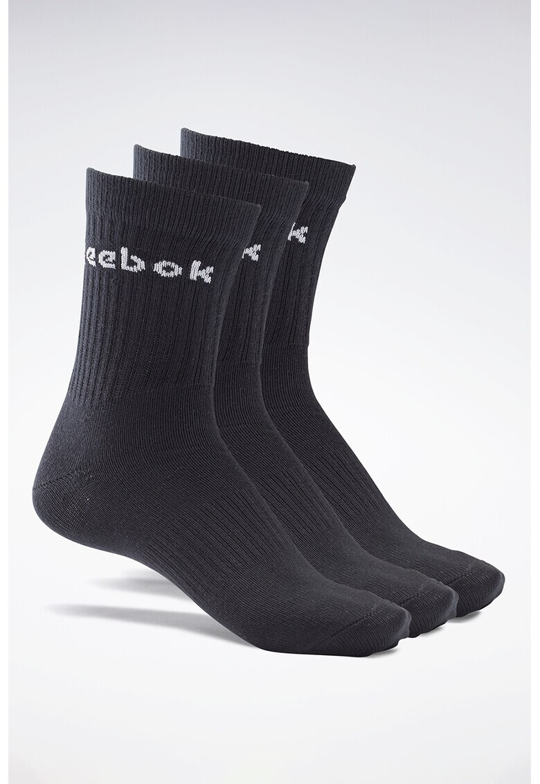 Reebok Унисекс къси фитнес чорапи Action Core - 3 чифта - Pepit.bg