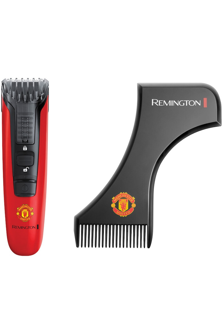 Remington Тример за брада Manchester United Beard Boss Работа на батерия до 40 мин Гребен с 9 дължини от 0.4 до 22 мм Специален гребен за брада с лого Manchester United - Pepit.bg