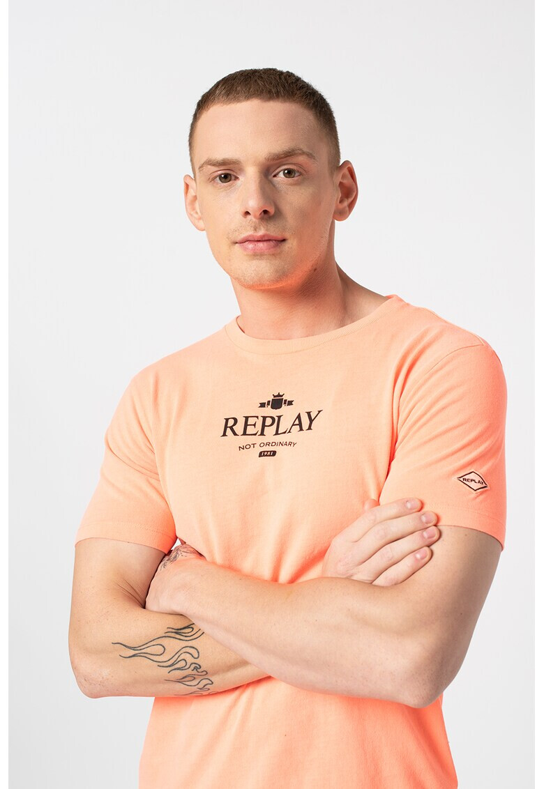 Replay Тениска с лого - Pepit.bg