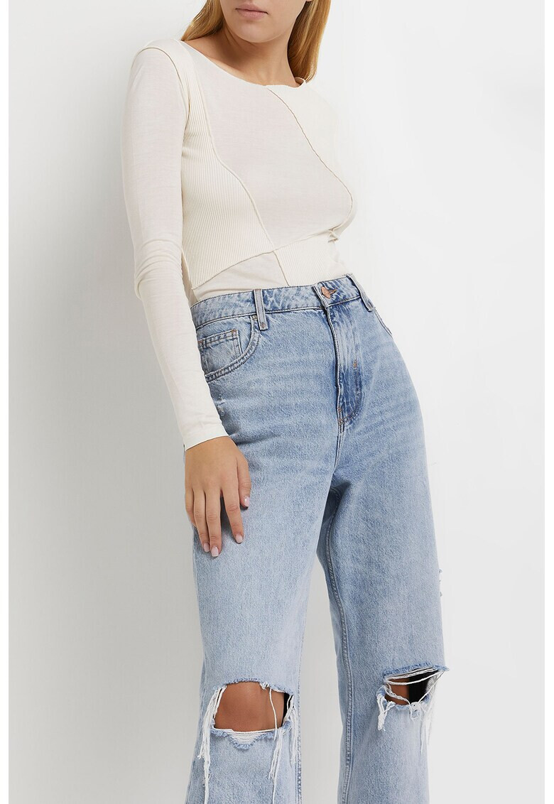 RIVER ISLAND Блуза с рипс - Pepit.bg