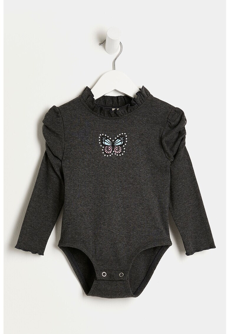 RIVER ISLAND Боди с дълги ръкави и рипс - Pepit.bg