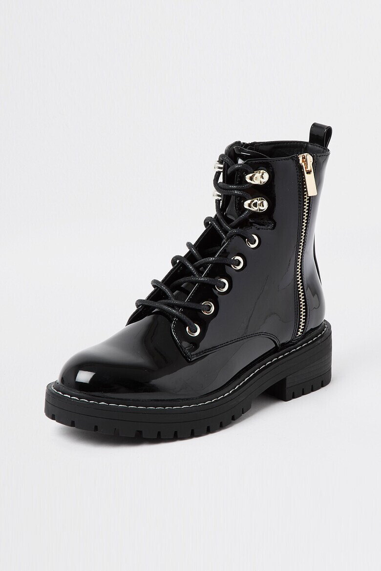 RIVER ISLAND Боти от лачена кожа - Pepit.bg