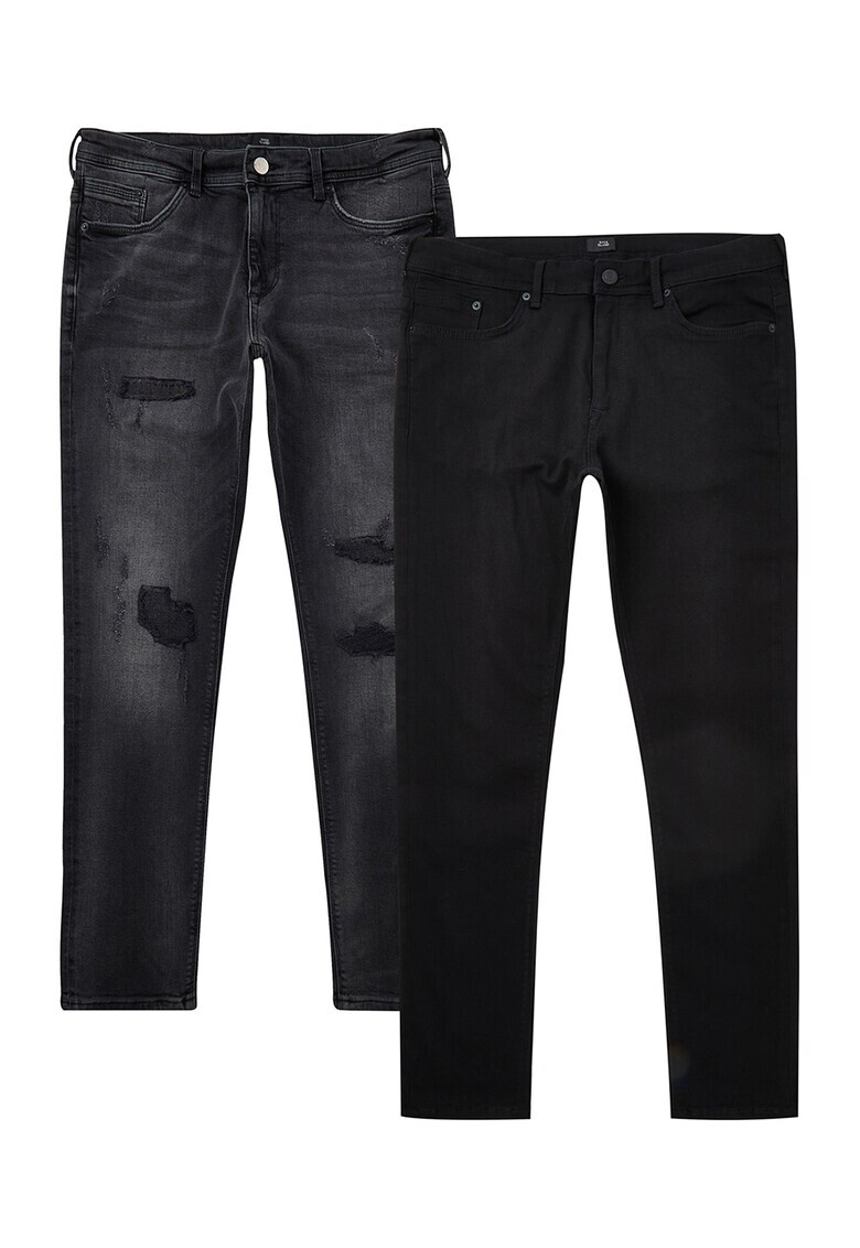 RIVER ISLAND Дънки с протрити зони - 2 чифта - Pepit.bg