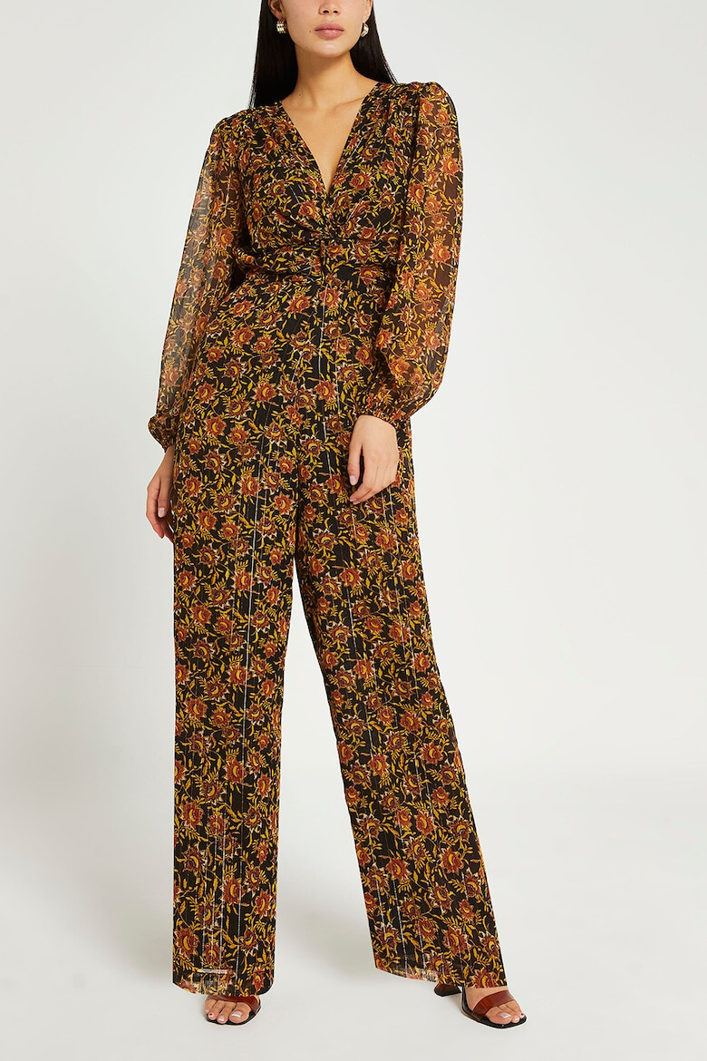 RIVER ISLAND Флорален дълъг гащеризон - Pepit.bg