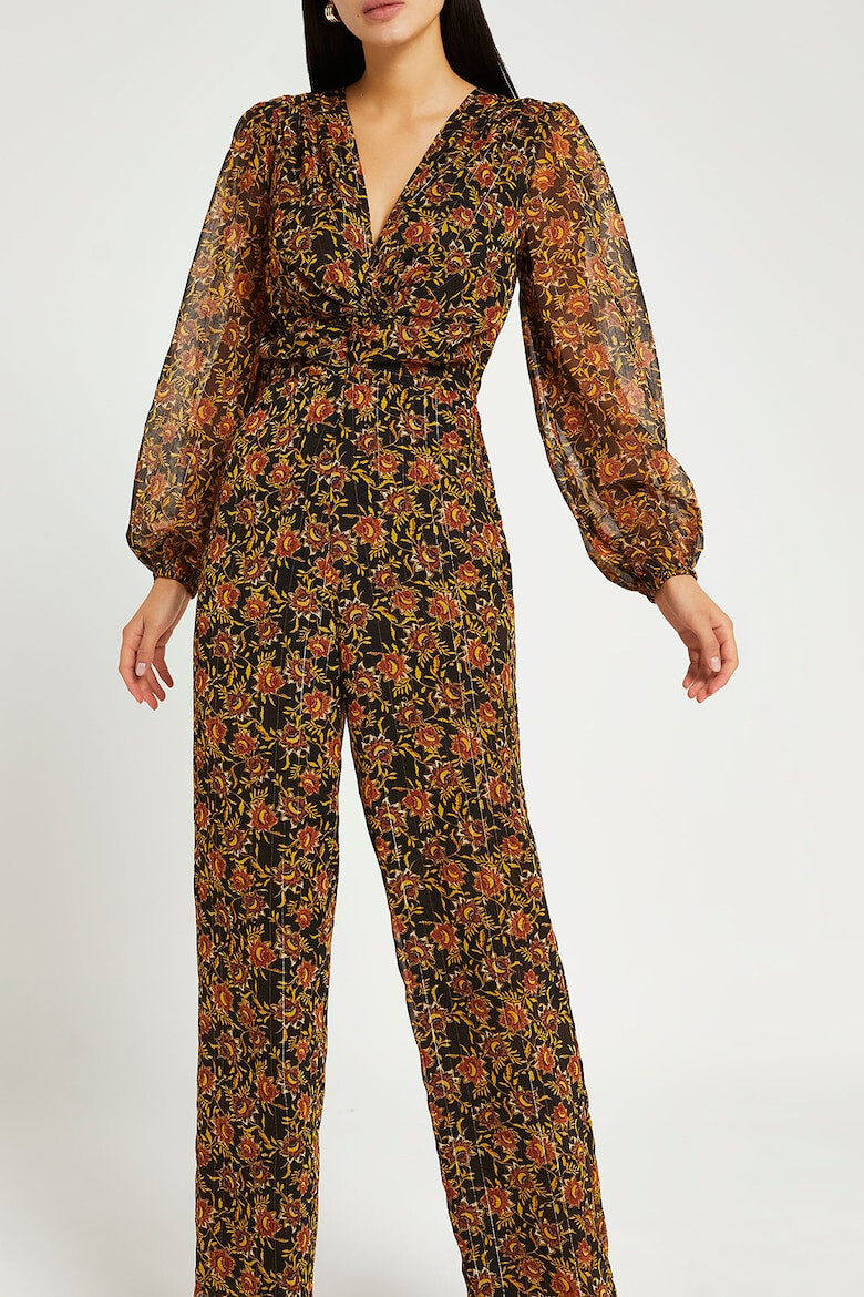 RIVER ISLAND Флорален дълъг гащеризон - Pepit.bg