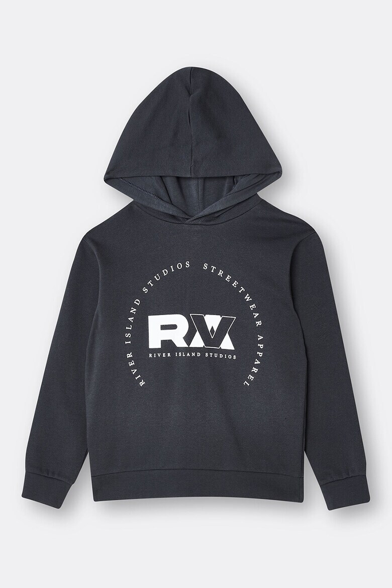 RIVER ISLAND Худи с памук с лого - Pepit.bg