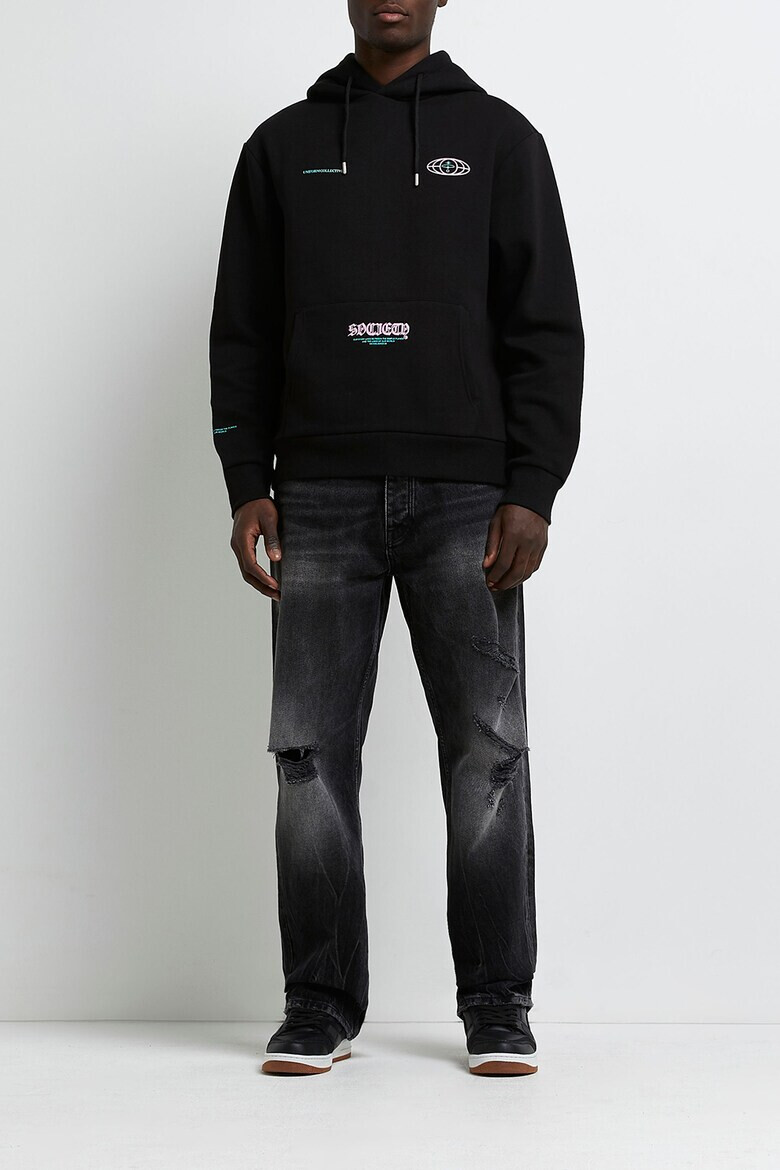 RIVER ISLAND Худи с надпис - Pepit.bg